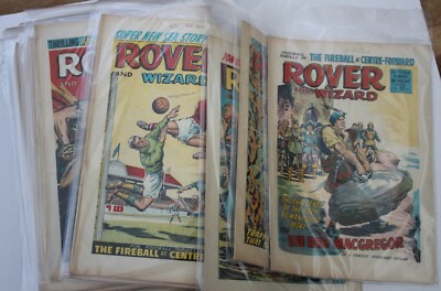Rover And Wizard - 1966 - Complete Year - 53 Issues - World Cup year