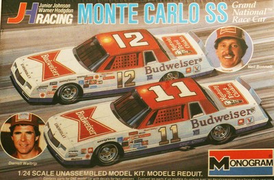 Monogram 124 Scale NASCAR Budweiser Chevy Monte Carlo VERY RARE