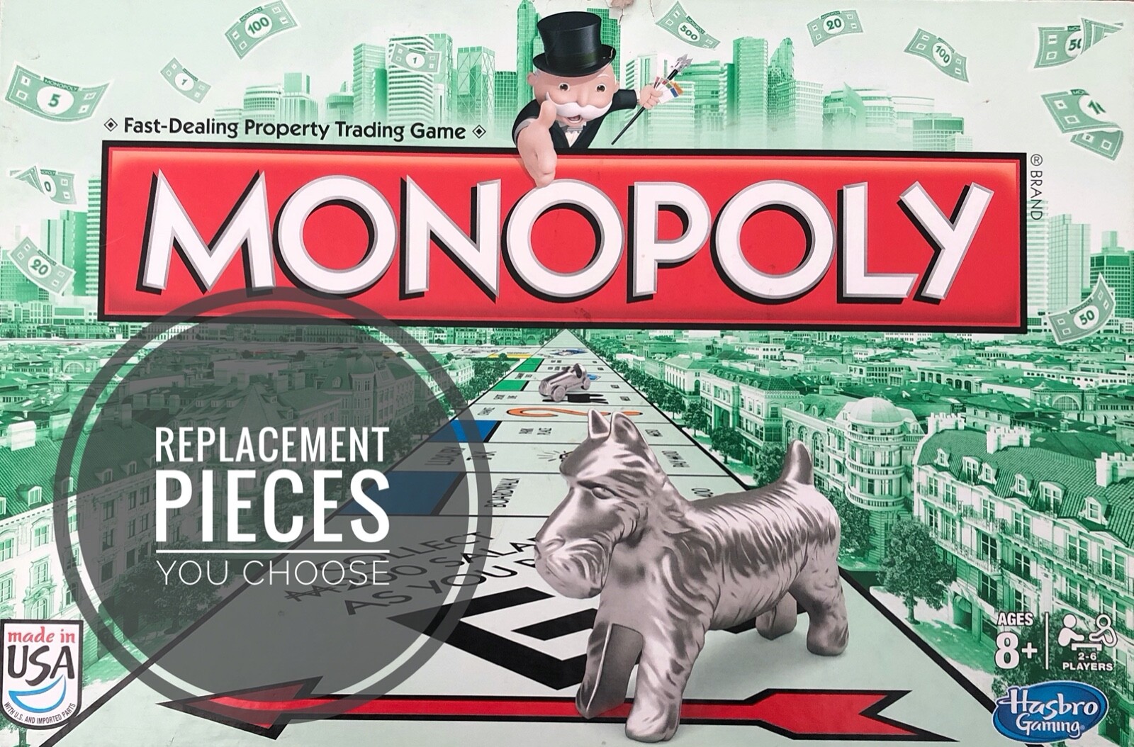 Monopoly Replacement Pieces and Parts 2013 - Choose What You
