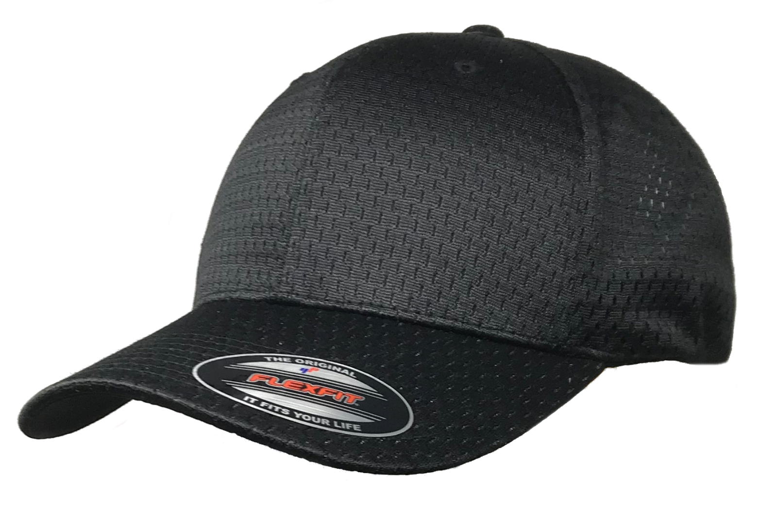 Big Size Black 4XL Pro-Mesh FlexFit® Baseball Cap  BIGHEADC