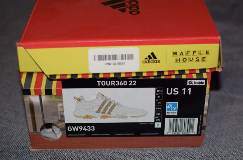 Adidas Waffle House Tour 360 Golf Shoes, 2022 Masters Release,