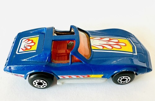 Matchbox 1978 Superfast Blue Chevrolet Corvette No.62 England 70s