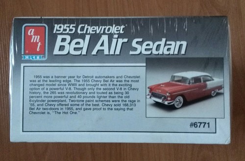 AMT ERTL 1955 CHEVY BEL AIR SEDAN 1/25 Scale Plastic Model Kit UNOPENED NEW.
