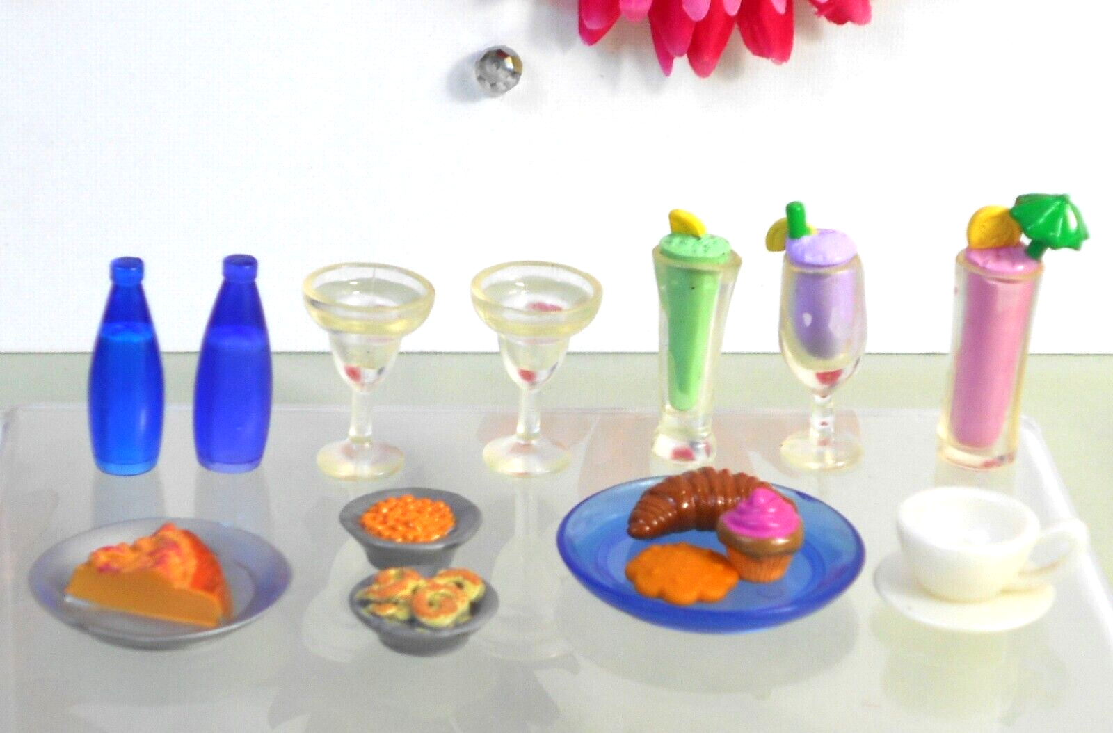 Lot Bratz Accessories_Drinks_Food_Pastries_Bottles_Cup-Plate_15 Items_MGA _#2