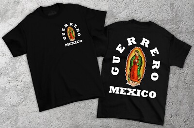 Mexico GUERRERO State Shirt. Virgin Mary / Virgen Maria De Guadalupe. Acapulco