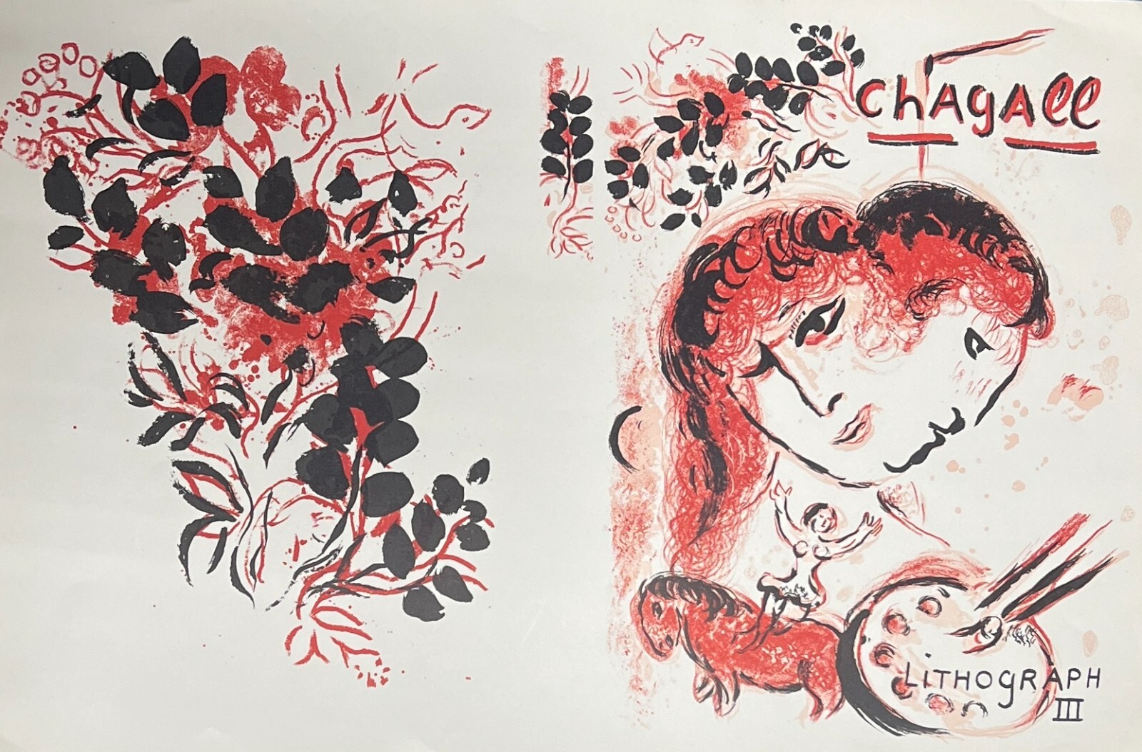 M. Chagall額入 Marc Chagall Lithograph III Original Lithograph | eBay