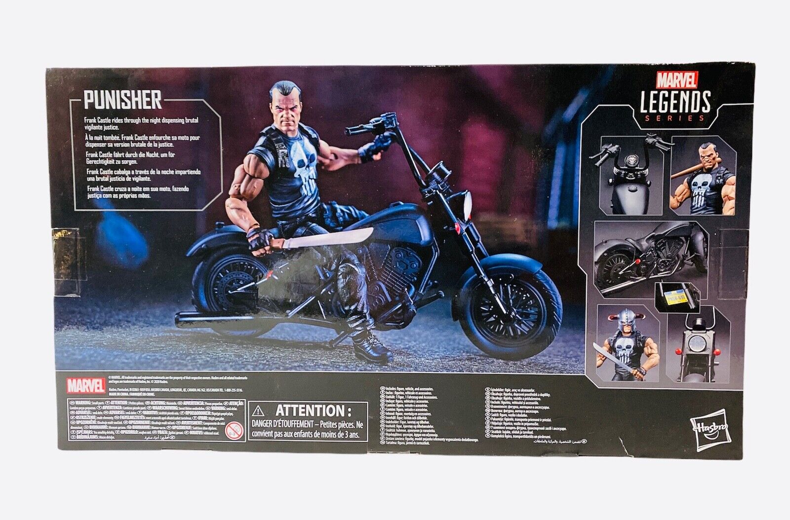 The Punisher with Motorcycle Marvel Legends Exclusives