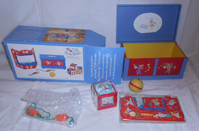 MUFFY PLAY DATE THE TOY  COLLECTION NIB TOY CHEST TOY SET PUPPET THEATER