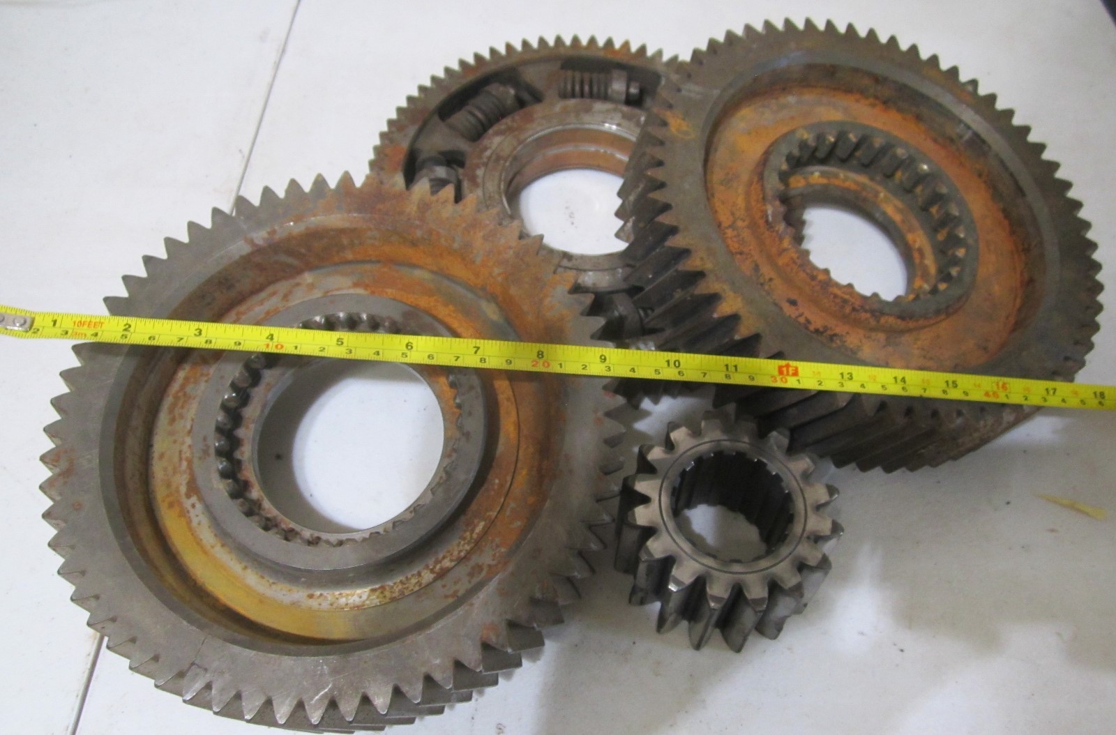 Vintage Industrial Machine Age Steel/Cast  Gear/Cog Steampunk Art Lamp Part