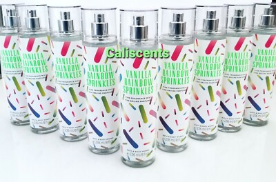 Bath and Body Works VANILLA RAINBOW  SPRINKLES Fine Fragrance Mist X1 LTD EDT
