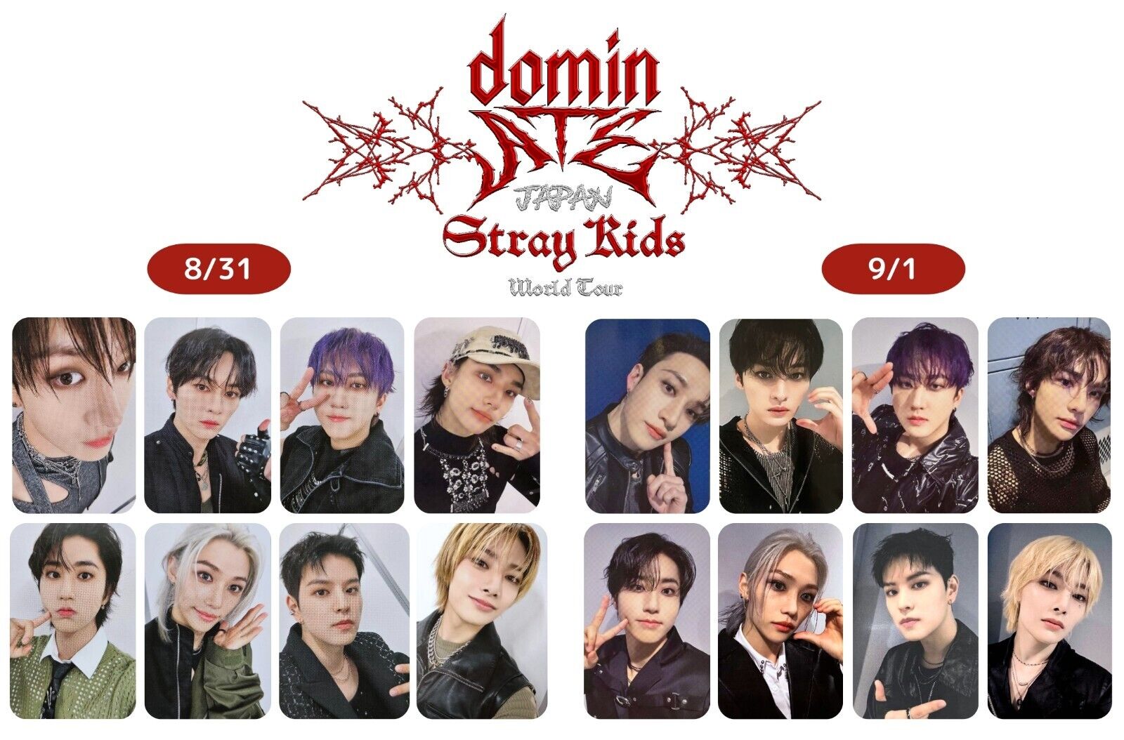 STRAY KIDS WORLD TOUR DOMINATE SEOUL Stay Zone 8/31 9/1 STRAY KIDS WORLD TOUR DOMINATE SEOUL Stay Zone 8/31 9/1