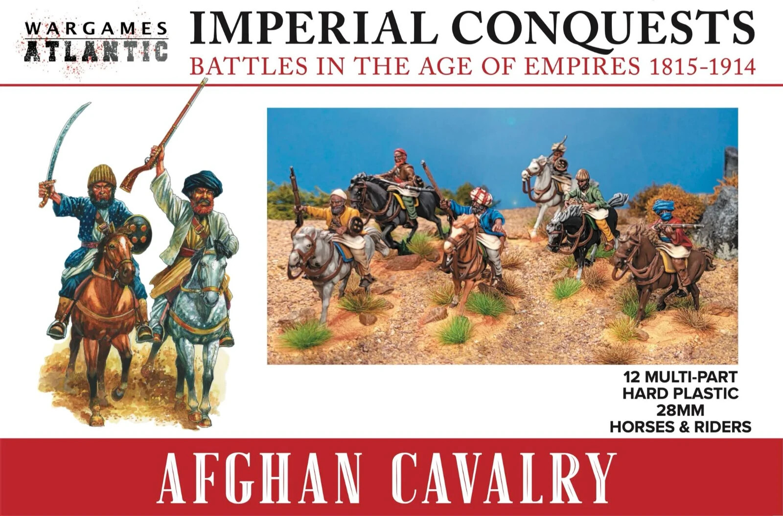 Wargames Atlantic Afghan Cavalry 28mm miniatures