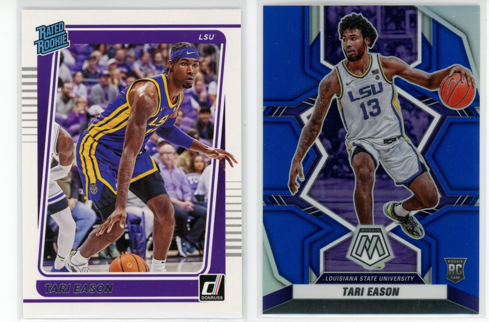 TARI EASON 2022-23 PANINI CHRONICLES MOSAIC BLUE PRIZM # /99