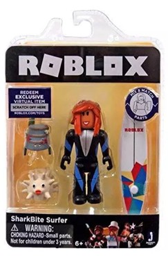 Roblox Code Buyitmarketplace Ca - roblox shark bite surfer figure with board accessories online virtual code new