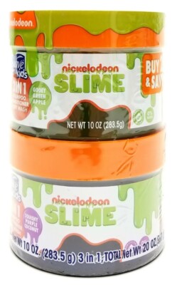 Suave Kids 3 in 1 Shampoo, Conditioner Body Wash Nickelodeon Slime, 20 Ounce P
