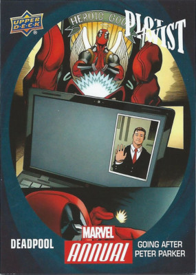 2016 Upper Deck Marvel Annual Plot Twist You Pick the Card, Finish Your Set
