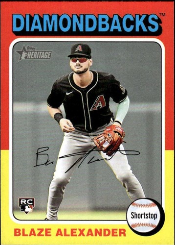 2024 Topps Heritage High Number - Blaze Alexander #629