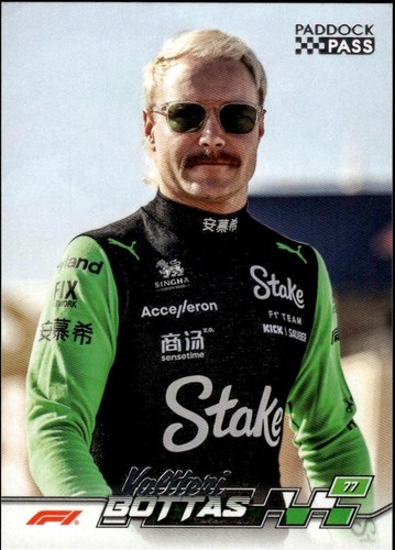 2024 Topps Paddock Pass Formula 1 - Valtteri Bottas #13