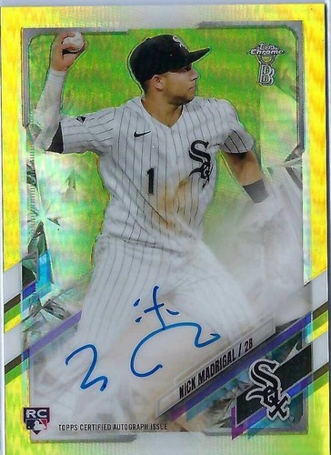 2021 Topps Chrome Ben Baller Edition - Nick Madrigal #BBA-NM