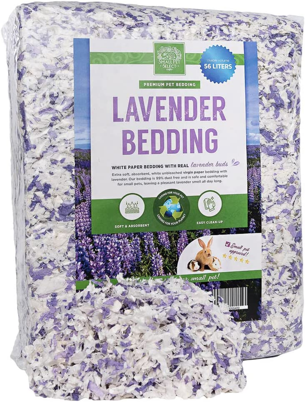 Paper Bedding w/ Real Natural Lavender Rabbits, Guinea Pigs & Other Small Animals