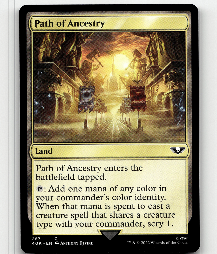 MTG Path of Ancestry - Universes Beyond: Warhammer 40,000 | eBay