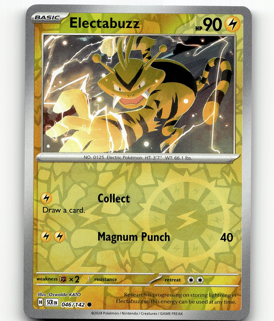 Reverse Holo - Electabuzz Pokemon • Common • 046/142 Stellar