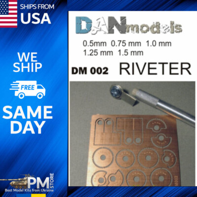 Dan Models 002 Photo Etched Reviters for Imiation Riveting 5 Discs