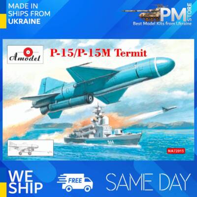 Amodel NA72015 - 1/72 Anti-ship missile P-15/P-15M ''Termite'', scale model kit