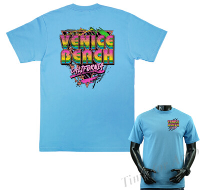 Bright triangle Venice Beach California Republic Los Angeles  T-shirt