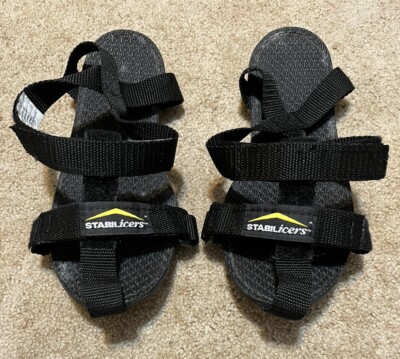 Stabil STABILicers - High Performance Snow and Ice Cleats - Black/Yellow * CLEAN
