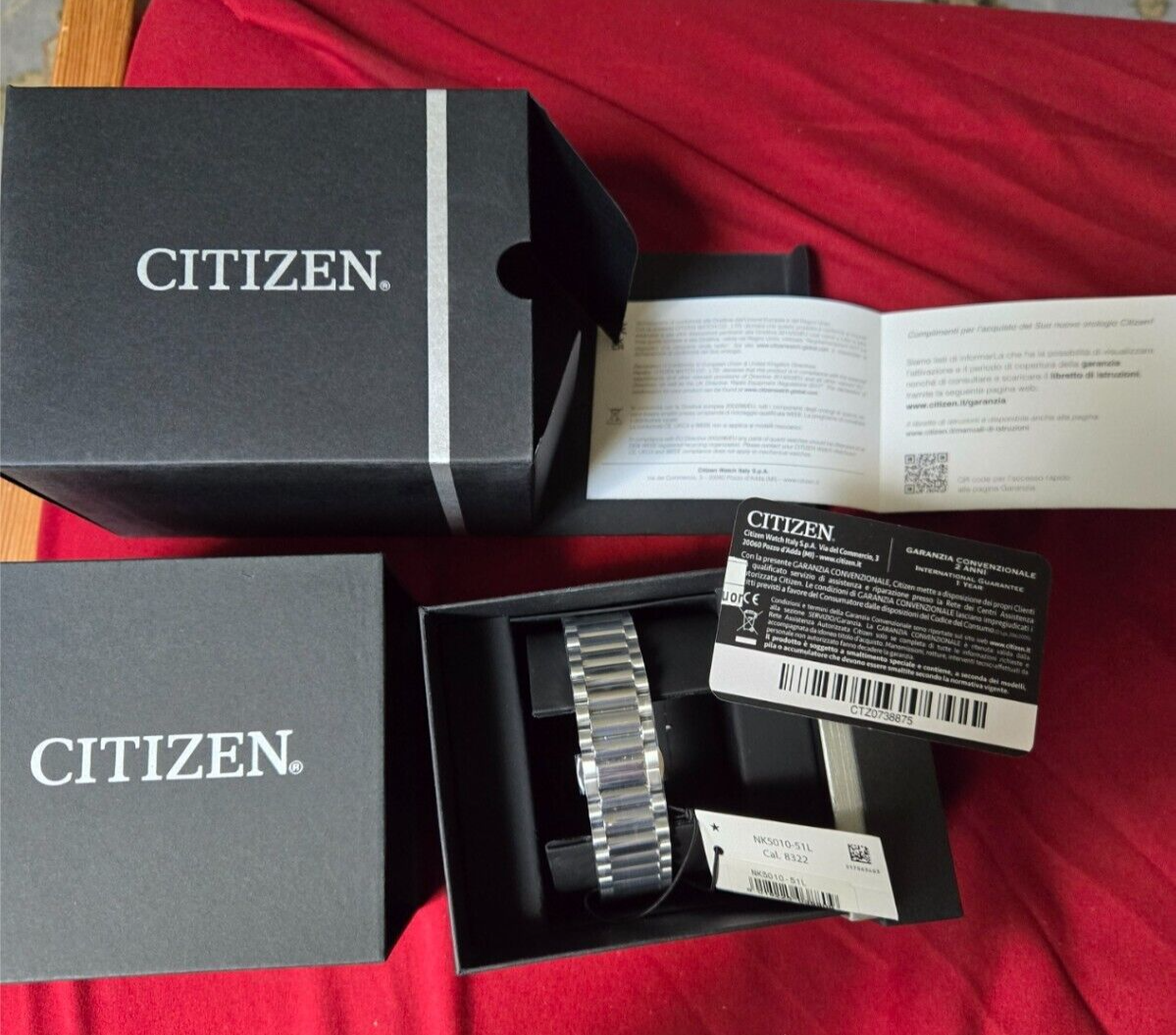 Pre-owned Citizen Tsuyosa Automatic Men's Watch (nk5010-51l, Blue Dial/steel) - In Box