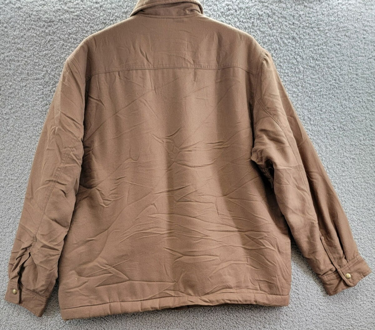 Marmot Ridgefield Sherpa Flannel Shirt Jacket Men's L Pinecone Flap Pockets L/S - Picture 13 of 20