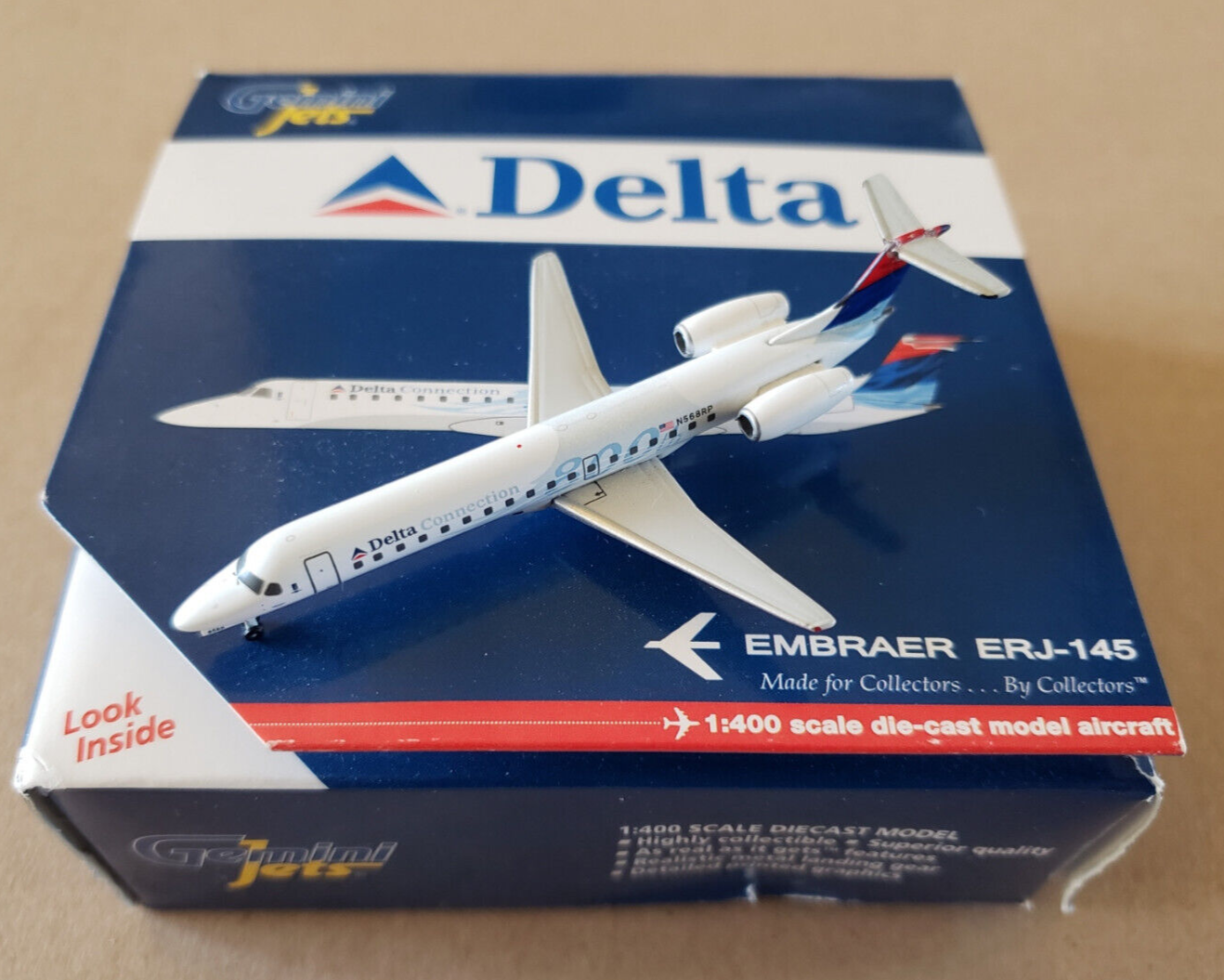 GeminiJets G2DAL1025 1:200 Delta Connection Embraer 175