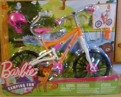 barbie camping fun bike