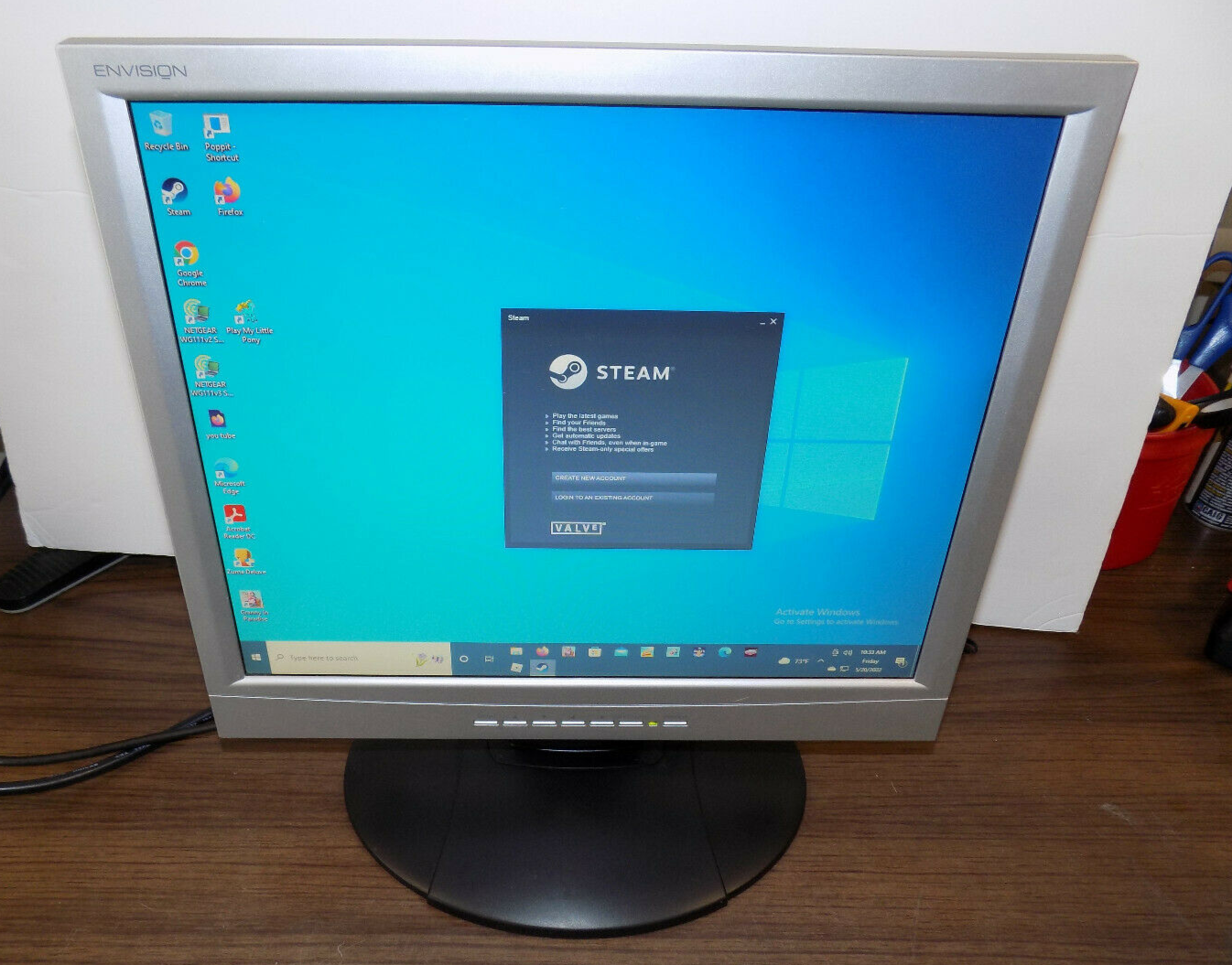 Envision EN-7410 17 Inch Computer Monitor With VGA and Power C...