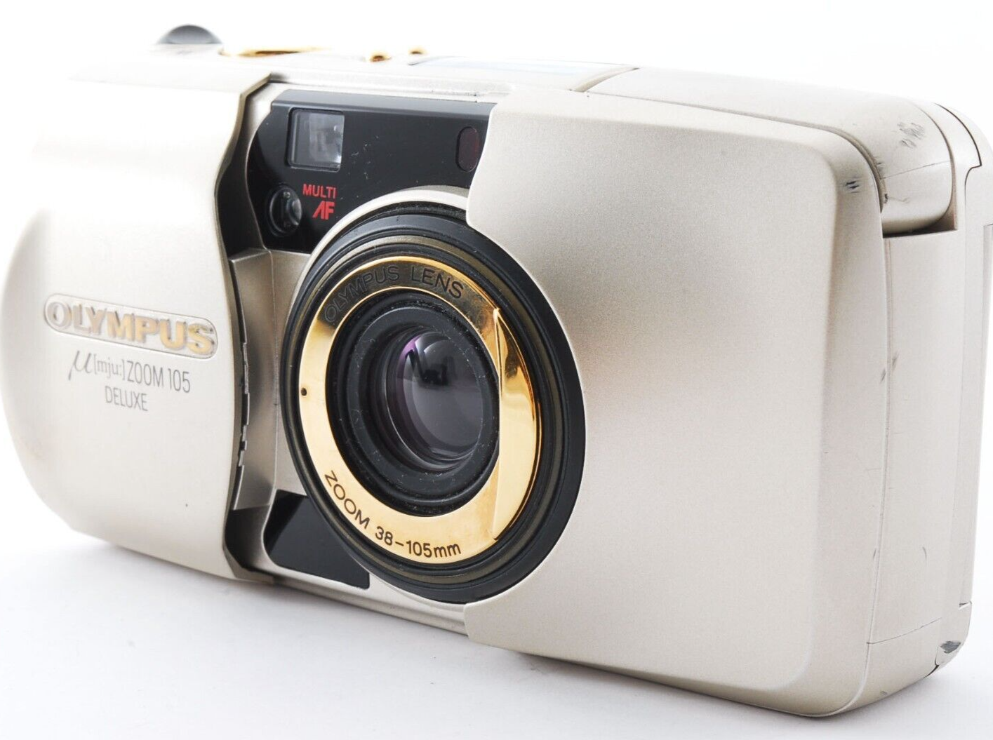 Olympus μ mju Zoom 105 DELUXE Point & Shoot 35mm Film Camera From JAPAN  [Exc+]