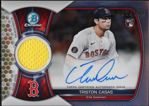 Topps - レッドソックス　トリストン・カサス　レリックオート Topps - レッドソックス トリストン・カサス レリックオート