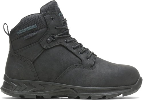 Pre-owned Wolverine Mens Shiftplus Work Lx 6 Inch Alloy Toe Boot In Black