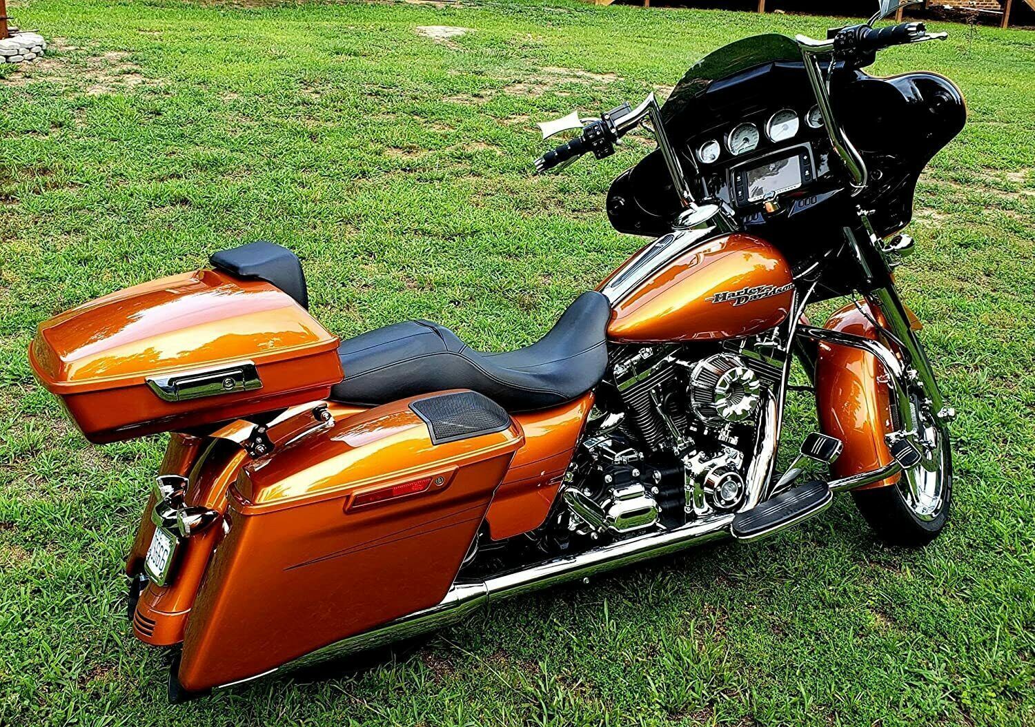 Advanblack Amber Whiskey Chopped Tour Pack Luggage Fits 97+ Advanblack Amber Whiskey Chopped Tour Pack Luggage Fits 97+