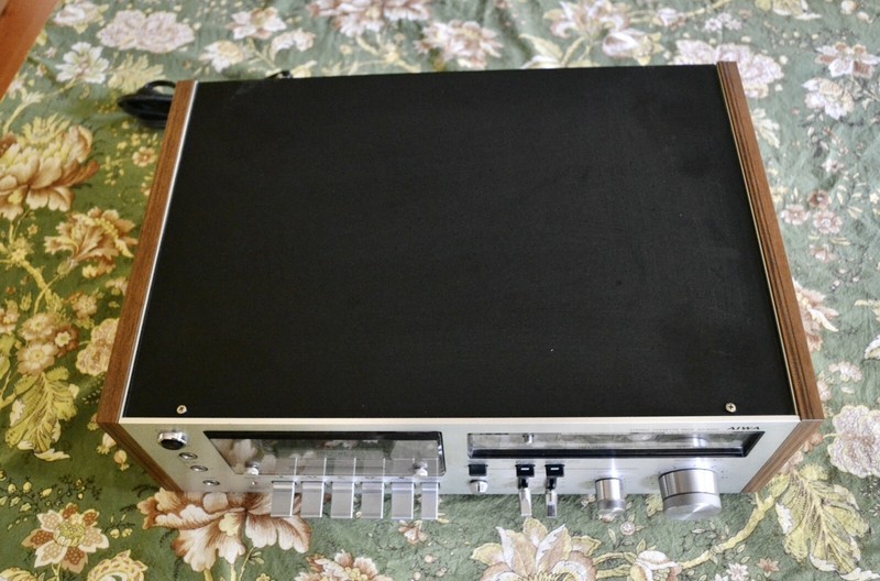 Aiwa AD 6350 Stereo Cassette Deck. + shipping box