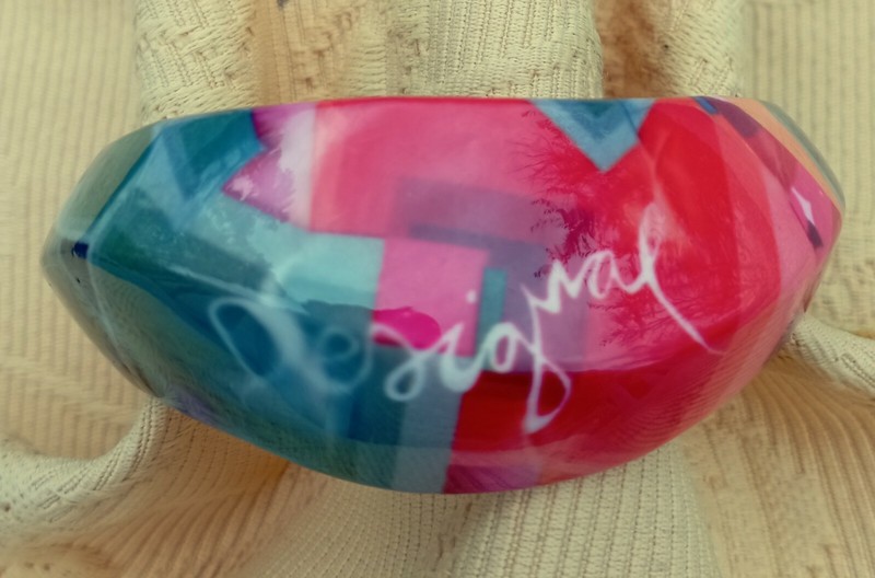 Original Bracelet  Baroque En RÉSine Multicolore  Desigual Dn2679