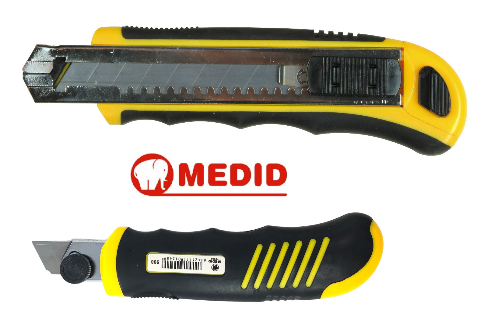 CUTTER TAGLIERINO CON SISTEMA BLOCCAGGIO LAMA + 8 LAME 18 mm MEDID PROFESSIONALE