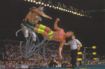 Ultimo Dragon Signed 1998 Panini WCW NWO 4x6 Photo Card #93 WWE Autograph NJPW
