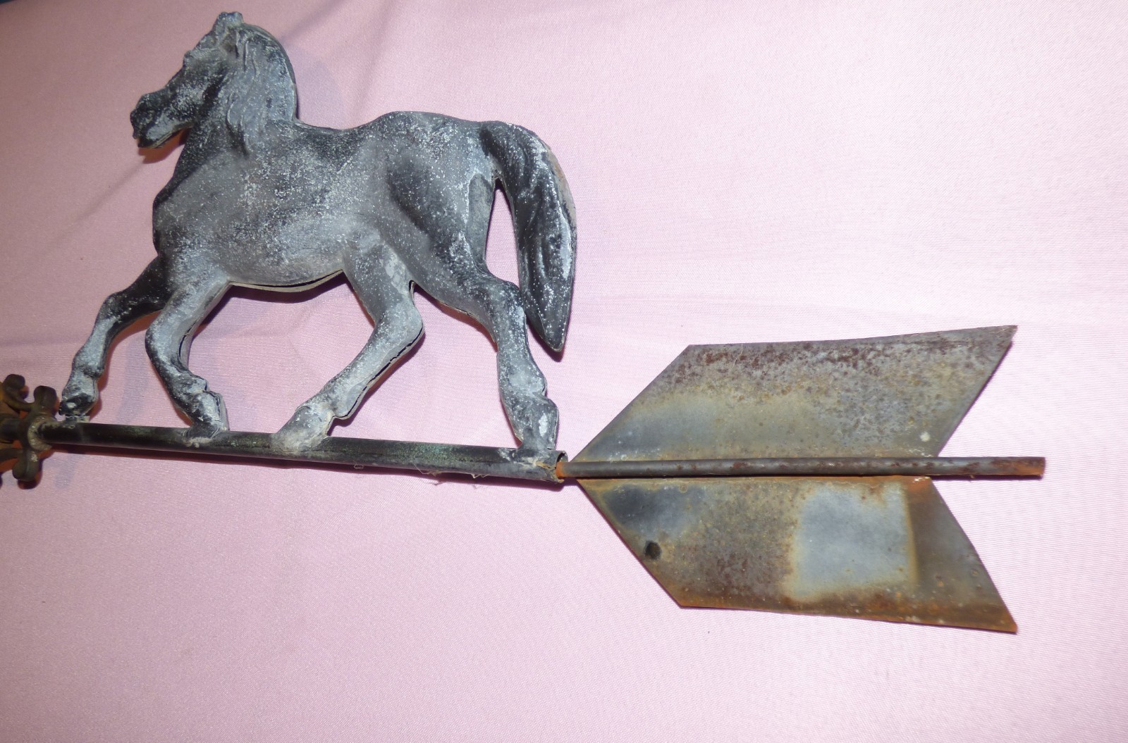 Antique Horse Weather Vane for Lightning Rod
