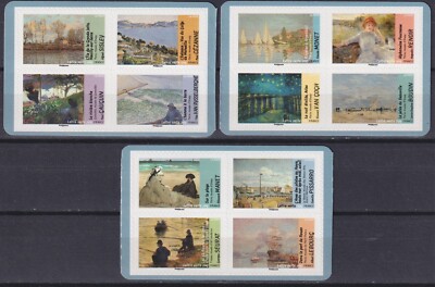 France 2013 Art, Painting, Impressionism, Cezanne, Sisley MNH** booklet