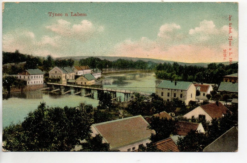 Tchequie - RÃ©Publique TchÃ©Que - Czech RÃ©Pub. - Tynec Nad Labem Carte Couleur
