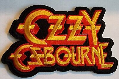 Music Legends Ozzy Ozbourne Embroidered patch 2 3/4 x 4