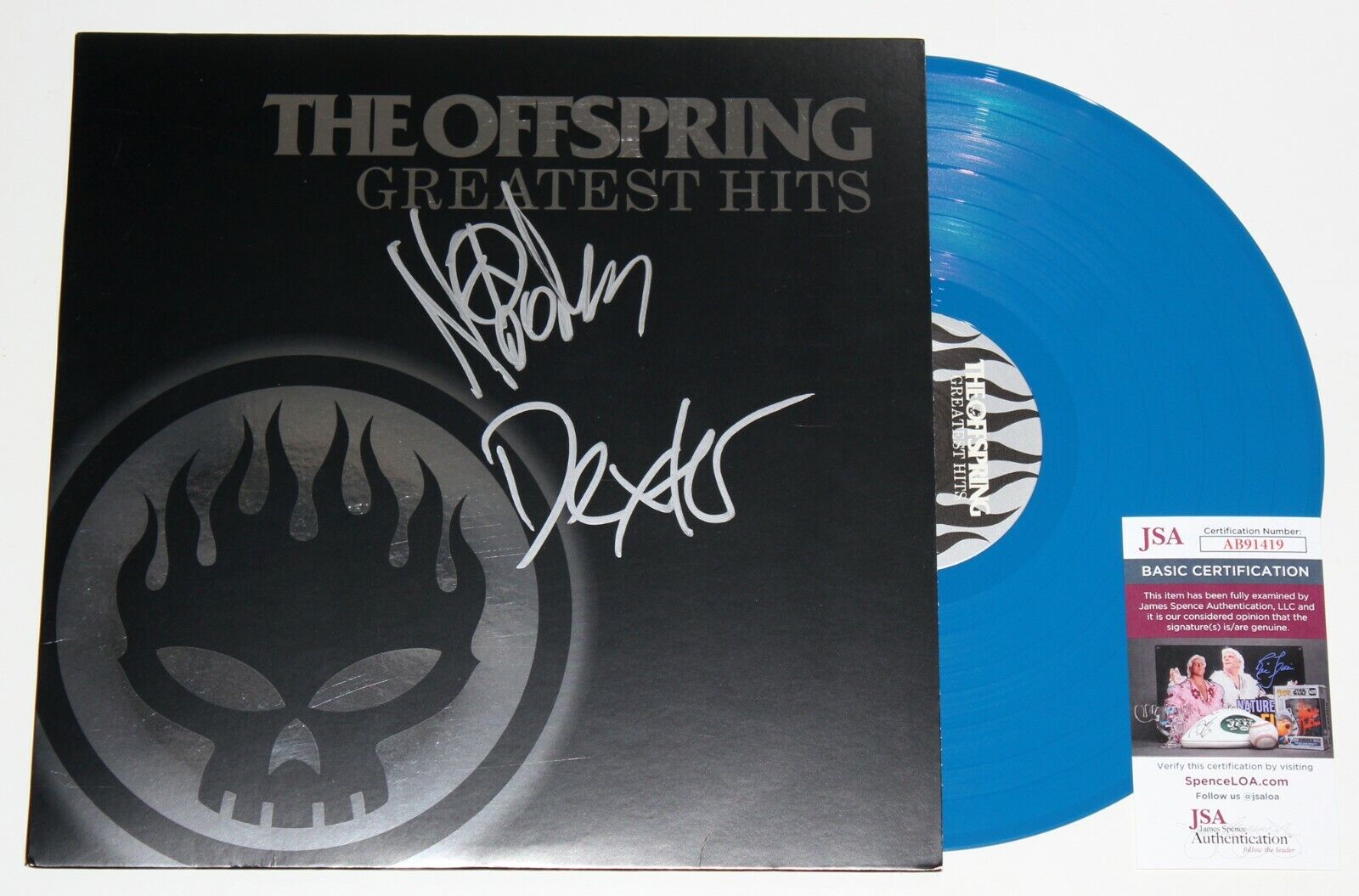 THE OFFSPRING SIGNED GREATEST HITS LP VINYL RECORD RSD ALBUM THE OFFSPRING SIGNED GREATEST HITS LP VINYL RECORD RSD ALBUM