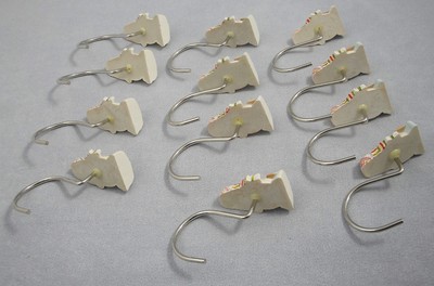 Blonder Home Expressions I Love Winter 12 Primitive Snowman Shower Curtain Hooks