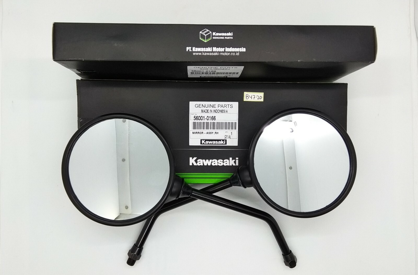 Kawasaki KLX110 KLX140 KLX150 W175 Back Mirror Pair NOS
